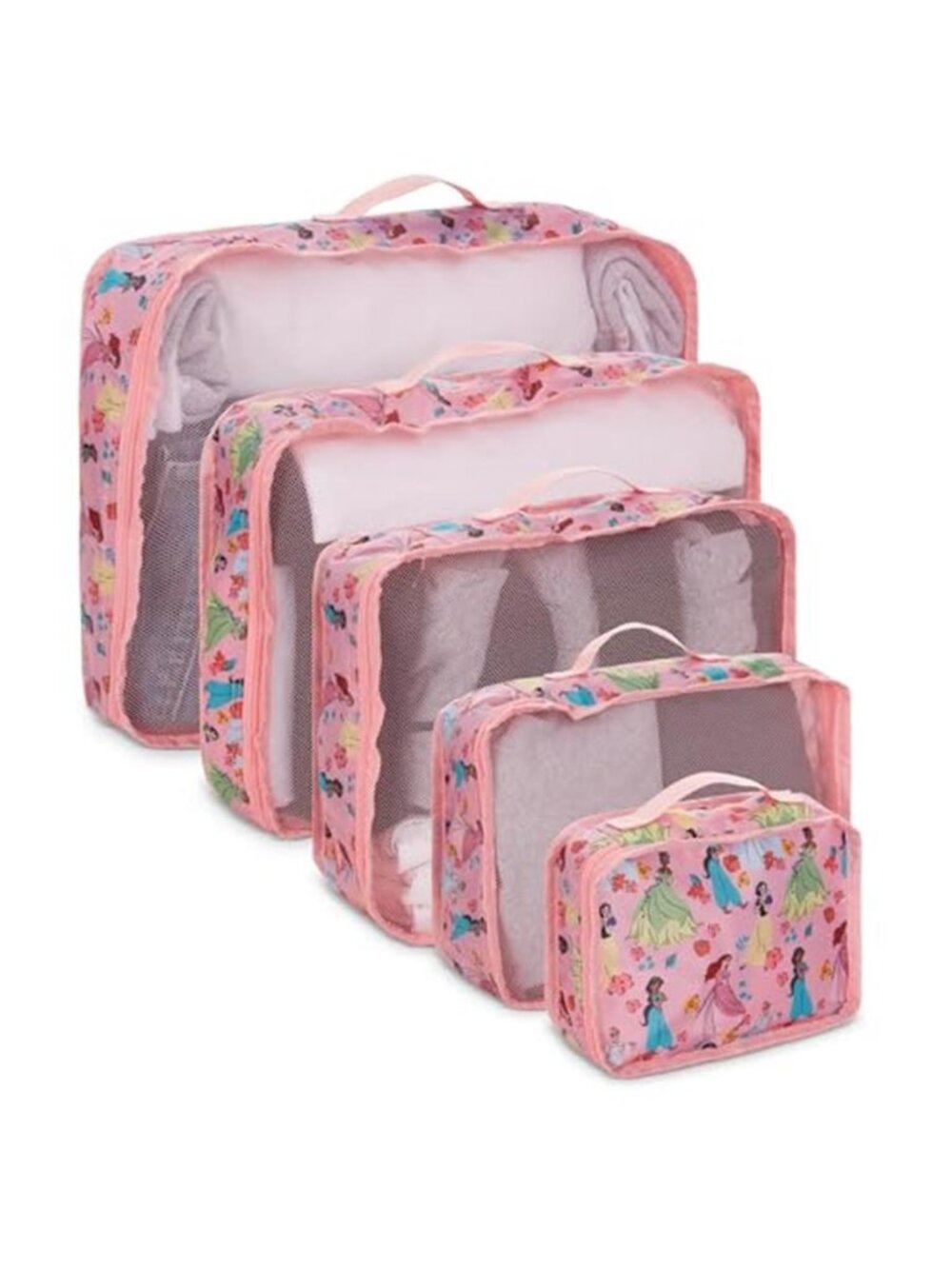 Disney Packing Cubes Travel Organizer Compression Luggage 5 Piece Set Mickey